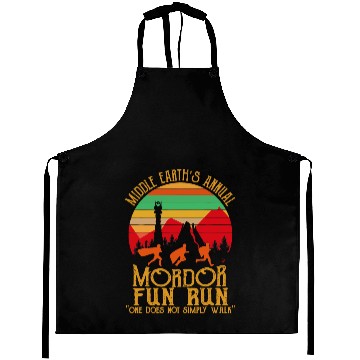 Discover Mordor Fun Run One läuft nicht einfach Vintage Aprons