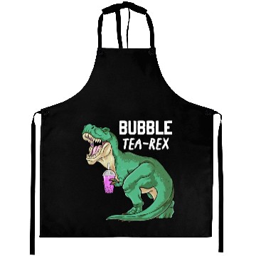 Discover Dinosaur Bubble Tea Rex Bobasaurus Boba Milk Tea D Aprons