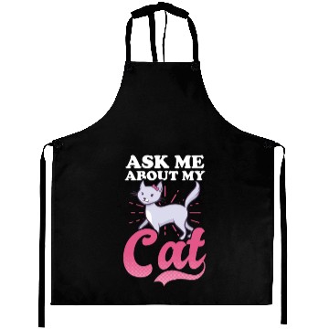 Discover Crazy Cat Mom Ask Me About My Cat Aprons