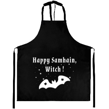 Discover Happy Samhain, Witch! Aprons