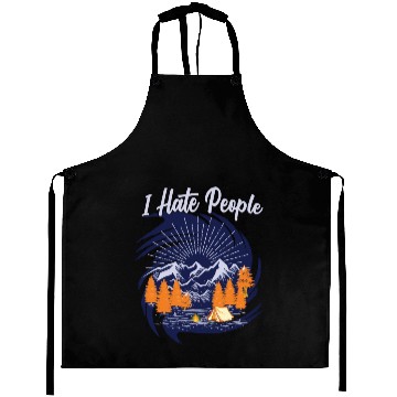 Discover Hiking I Hate People Aprons