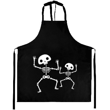 Discover halloween party dancing skeleton Aprons