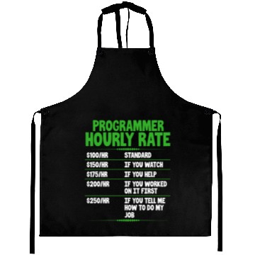 Discover Programmer Hourly Rate Aprons
