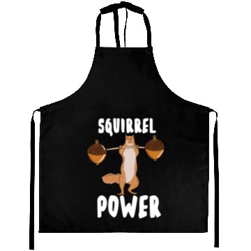 Discover Squirrel Weightlifting Workout Gym Muscles Aprons