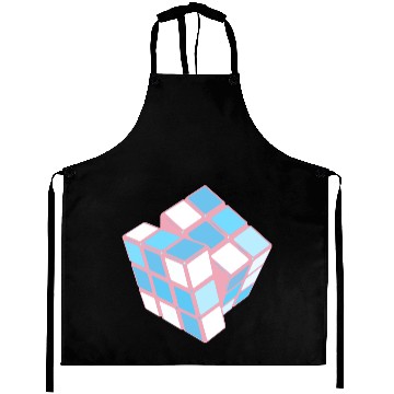 Discover Transgender Pride Twisting Puzzle Cube Aprons