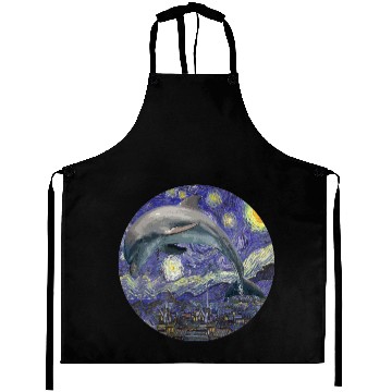 Discover Dolphin Jump Starry Aprons