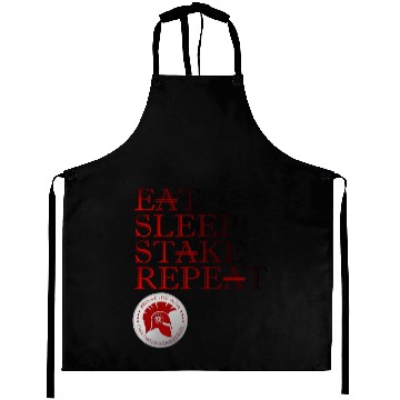 Discover Eat, sleep, stake, repeat Aprons