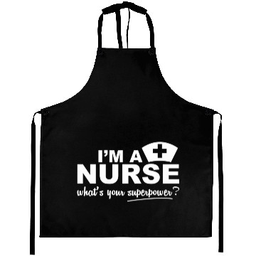 Discover Nurse Superpower Fitted Scoop Aprons