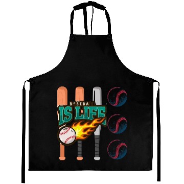 Discover Baseball is life Aprons