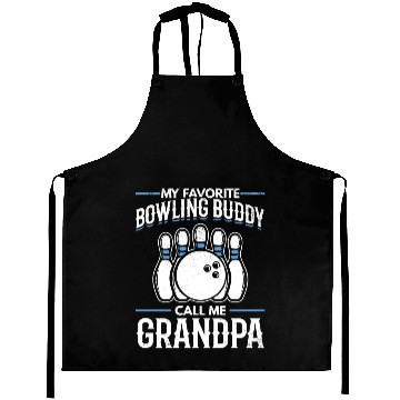 Discover bowling Grandpa skittles bowling grandpa bowler Aprons
