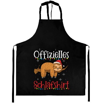 Discover Official Sloth Christmas Sleep Aprons