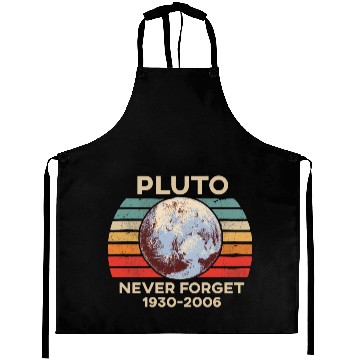 Discover Pluto Never Forget Aprons