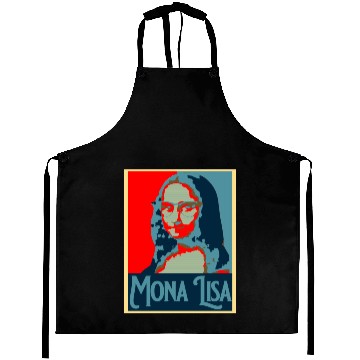 Discover Funny Mona Lisa Aprons