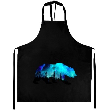 Discover Aurora Galaxy Bear Aprons