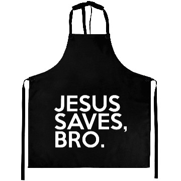 Discover jesus saves bro Aprons