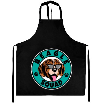 Discover Beagle Squad I Dog Lover I Beagle Aprons
