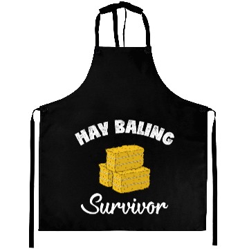 Discover Survivor Farm Work Baling Hay Bale design Aprons