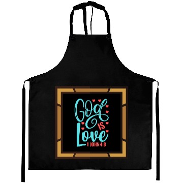 Discover God Is Love Aprons