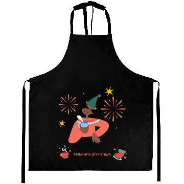 Discover Seasons Greetings Aprons