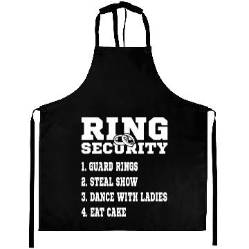 Discover Wedding Ring Bearer Ring Security Groomsmen Aprons