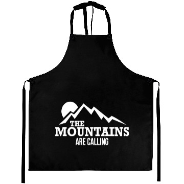 Discover The Mountains Are Calling Aprons
