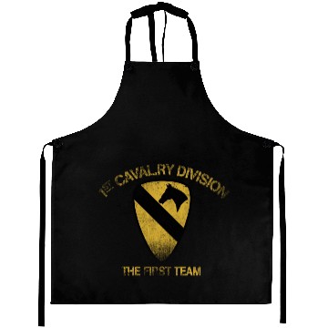 Discover 1st Cavalry Division US Army Veterans Day Aprons