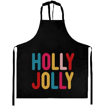 Discover Holly Jolly Christmas gift Aprons