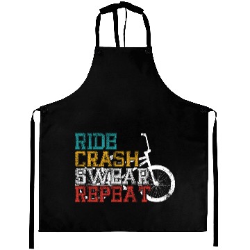 Discover Ride crash swear repeat Aprons