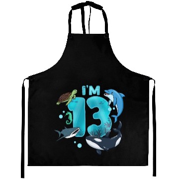Discover 13th Birthday Under the Sea Aprons