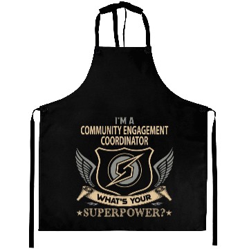 Discover Community Engagement Coordinator Aprons - Superpo