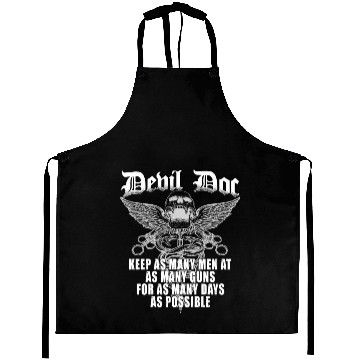 Discover Devil Doc US Navy Corpsman Badass Army Veteran Aprons