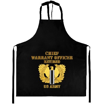 Discover Warrant Officer 5 CW5 w Eagle US Army Retired Aprons