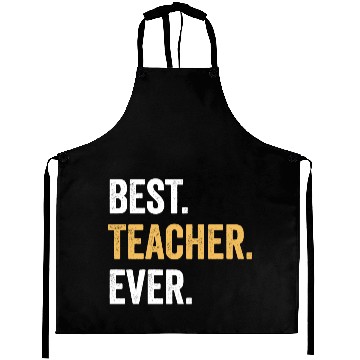 Discover Best Teacher Ever Gift for Teacher Family Party Aprons