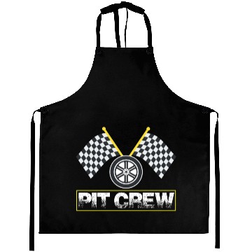 Discover Racing Pit Crew Birthday Party Aprons