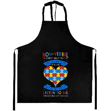 Discover ASD Autism Spectrum Disorder Aprons