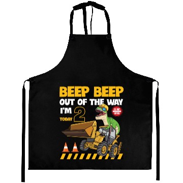 Discover Construction Design for a 2 year old construction Aprons