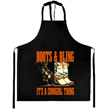 Discover Rodeo Cowgirl Aprons