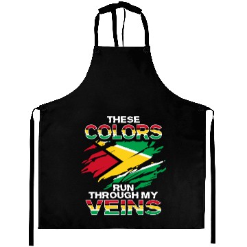 Discover Guyana Flag Design for proud guyanese Aprons