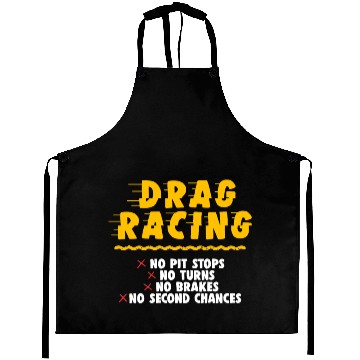 Discover Drag Racing Funny Aprons