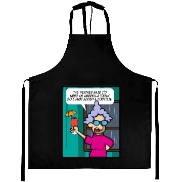 Discover Umbrella Cocktail Newscaster Gift Aprons