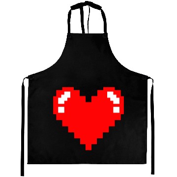 Discover Pixel Heart Gamer Gift Aprons