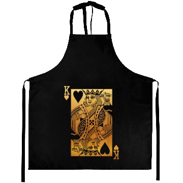 Discover King of Hearts Card 5884 Aprons