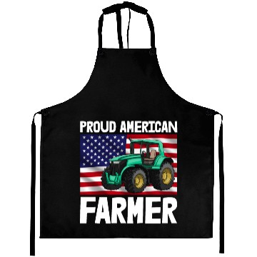 Discover Proud American Farmer Tractor Aprons