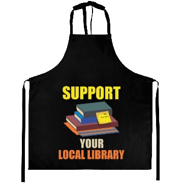 Discover Support Your Local Library Aprons