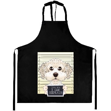 Discover Dear Mom I Can Explain I Bichon Frise Mom I Bichon Aprons
