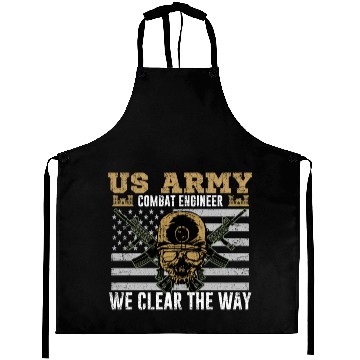 Discover Vintage US Army Combat Engineer 12B Military Pride Aprons