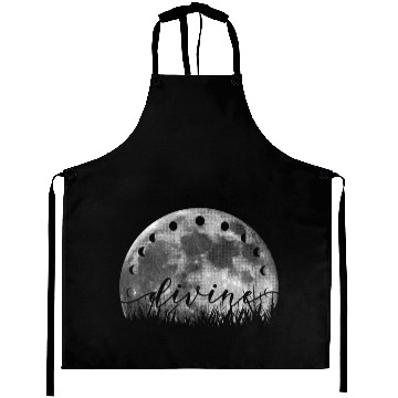 Discover Divine, Moon Phases On Moon, Full Moon Aprons