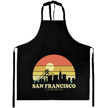 Discover San Francisco Sunset Aprons