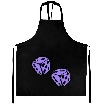 Discover Dice Purple Aprons