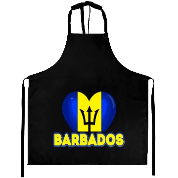 Discover Barbados Barbadian Flag Aprons
